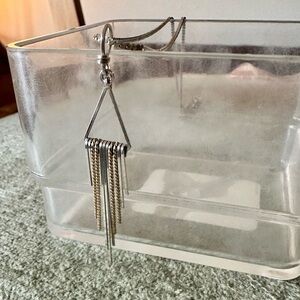 Vintage Sterling silver necklace with waterfall design